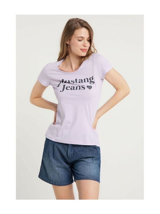 Mustang Women's Athletic T-shirt Purple