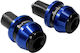 Apido Motorcycle Handlebar Counterweights in Blue Colour 107324