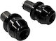 Apido Handlebar Counterweights in Black color
