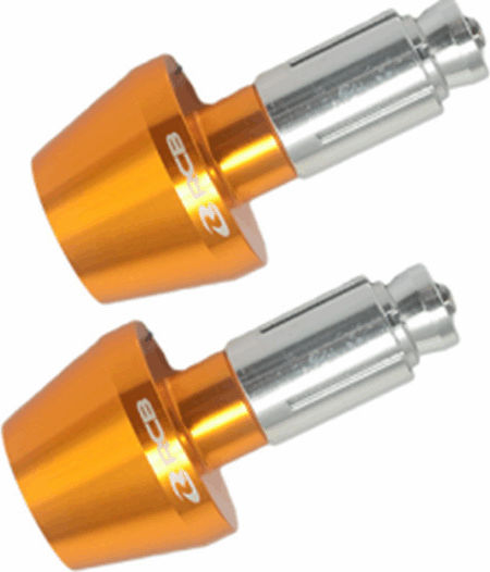 Racing Boy Motorcycle Handlebar Counterweights in Gold Colour