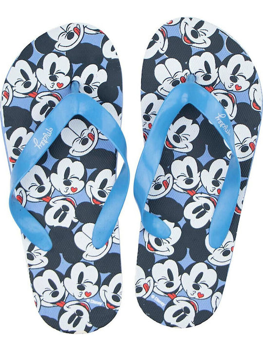 Kids' Flip Flops Mickey Blue Mouse