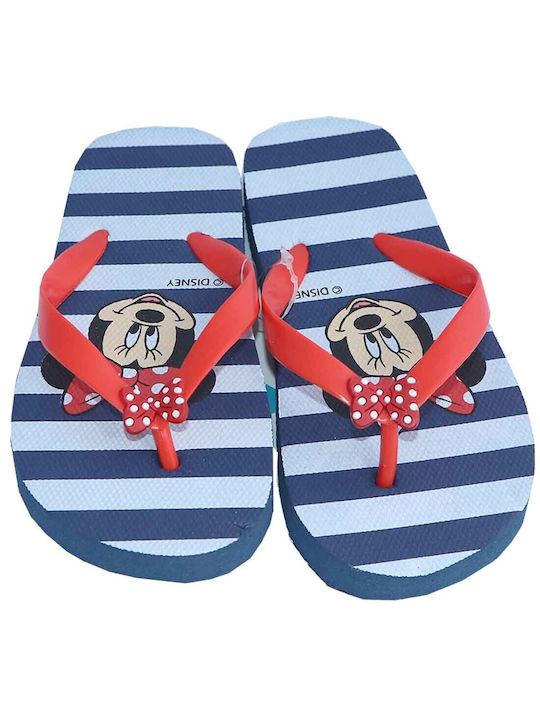 Disney Kinder Flip Flops Minnie Blau