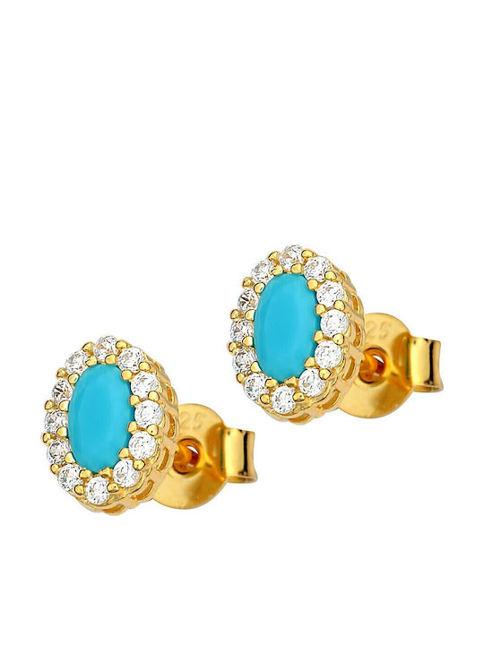Prince Silvero Earrings made of Silver Gold Pla...
