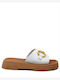 Zakro Collection Women's Flat Sandals Flatforms in White Color