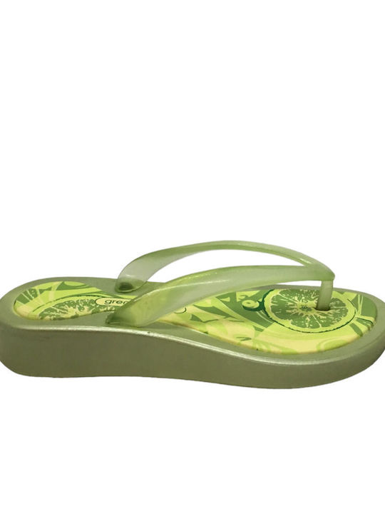 Șlapi pentru copii Flip Flops Verzi