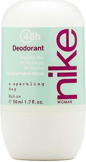 Nike Sparkling Day 48h Deodorant Roll-On Aluminium Free 50ml