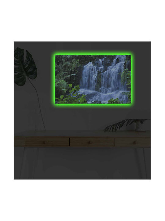 Tablou pe Pânză cu iluminare LED 45x45cm