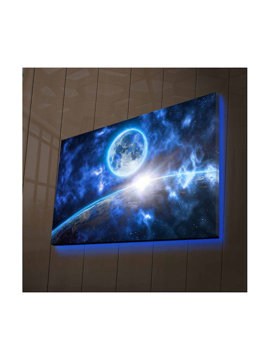 Tablou pe Pânză cu iluminare LED 45x45cm