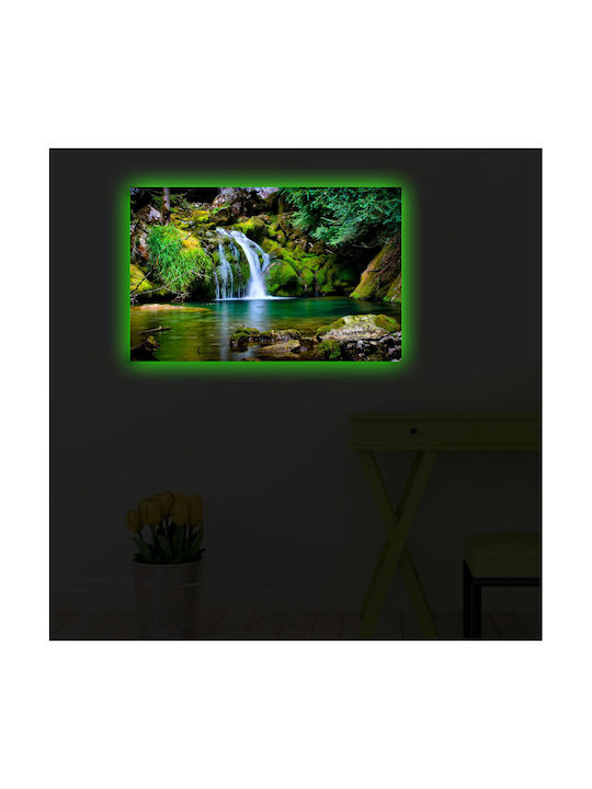 mit LED-Beleuchtung 70x45cm