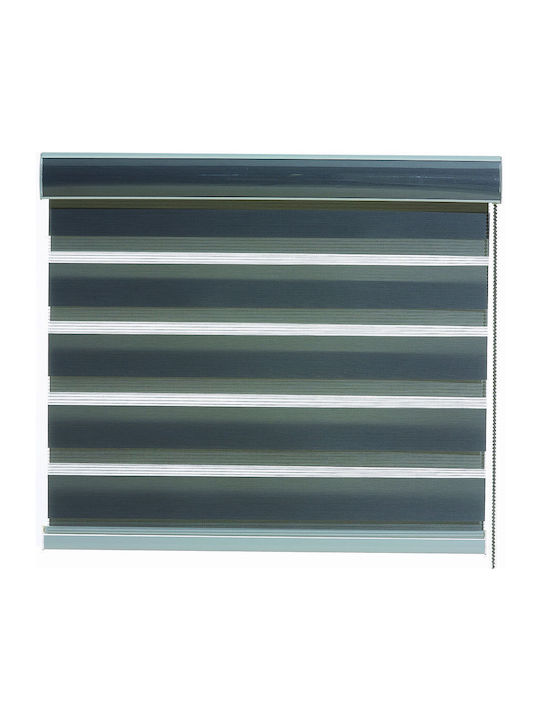 Central Home Rollos Partieller Blackout Doppelt Gray B100xH230cm