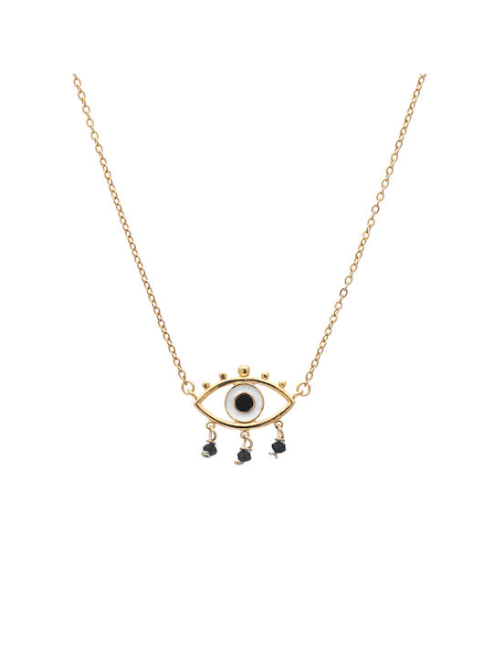 LifeLikes Necklace Eye Gold Plated