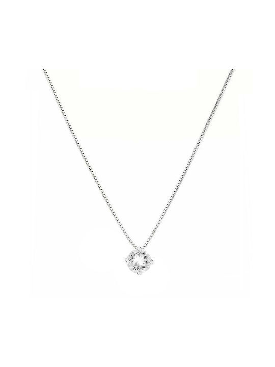 Amor Amor Necklace from Silver with Zircon