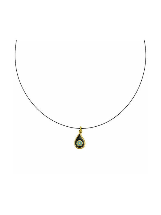 Amor Amor Necklace Eye from Gold Plated Steel