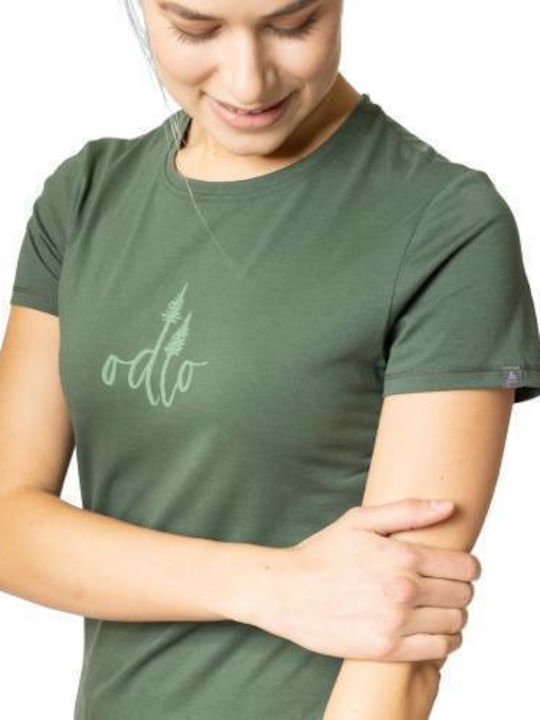 Odlo Kumano Trees Γυναικείο Αθλητικό T-shirt Πρ...