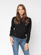 Devergo Women's Long Sleeve Sweater Black