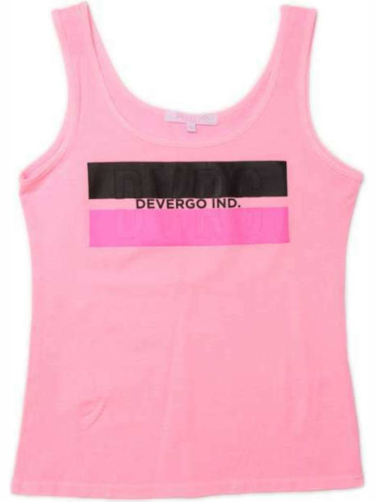 Devergo Women's Summer Blouse Sleeveless Pink