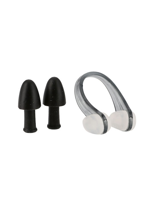 Cruz Plug pentru ureche / Clip pentru nas din silicon - 1001 negru