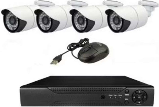 zhta.gr Σύστημα Παρακολούθησης 4 Καμερών IP 1080p με Καταγραφικό NVR