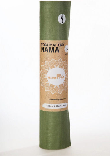 Niyamas Pro Στρώμα Γυμναστικής Yoga Πράσινο (180x60x0.5cm)