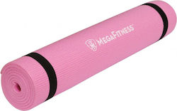 MegaFitness Στρώμα Γυμναστικής Yoga Ροζ (173x61x0.6cm) MegaFitness Στρώμα Γυμναστικής Yoga Ροζ (173x61x0.6cm)