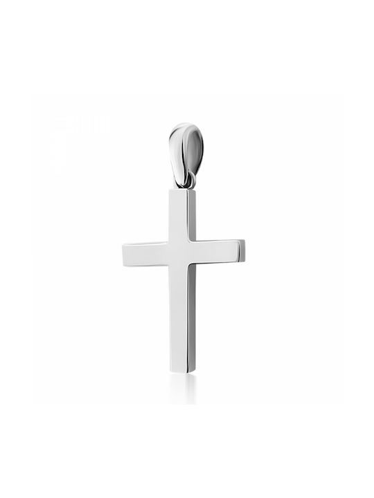 Chrilia White Gold Cross 14K