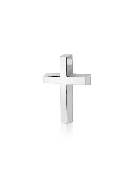 Chrilia White Gold Cross 14K