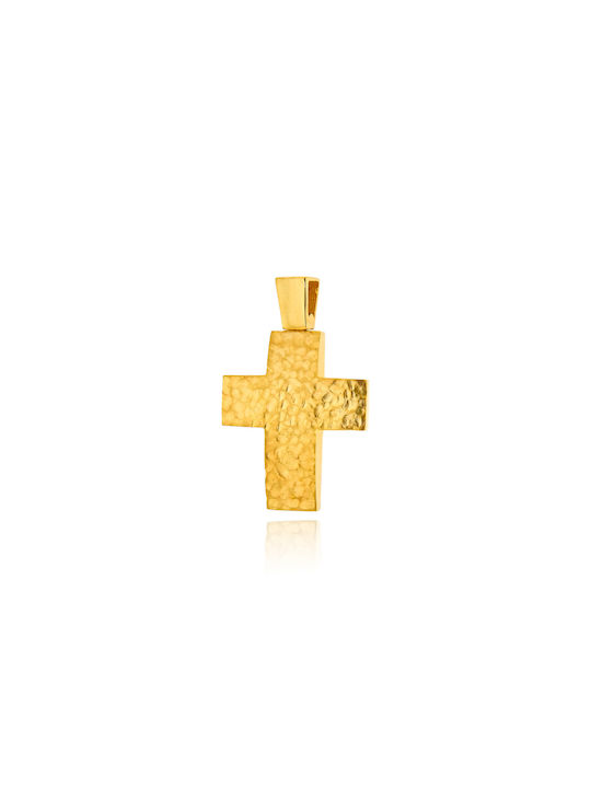 Skaras Jewels Herren Gold Kreuz 14K