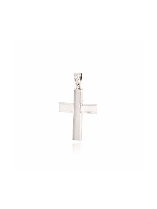 Skaras Jewels Weißgold Kreuz 14K