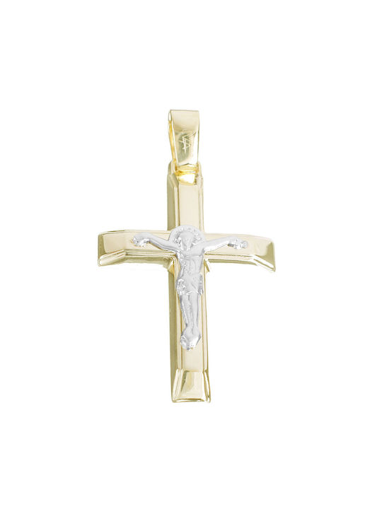 Filva Oro Herren Kreuz mit dem Gekreuzigten