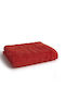 Fieldcrest Facecloth Ultra Soft 50x100cm. Red