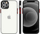 Go Clever Milky Back Cover Silicone Black (iPhone 12 Pro Max)