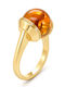Rebecca Ring with Stones Gold Plated
