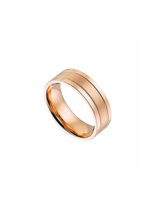 Amor Amor Women's Gold Plated Steel Spinner Ring