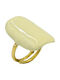 Poco Loco Damen Ring mit Emaille aus Silber Vergoldet