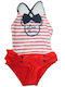 Disney Kids Swimwear One-Piece Red