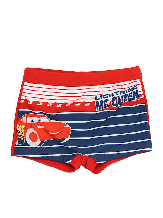 Disney Cars Παιδικό Μαγιό Βερμούδα / Σορτς Κόκκινο