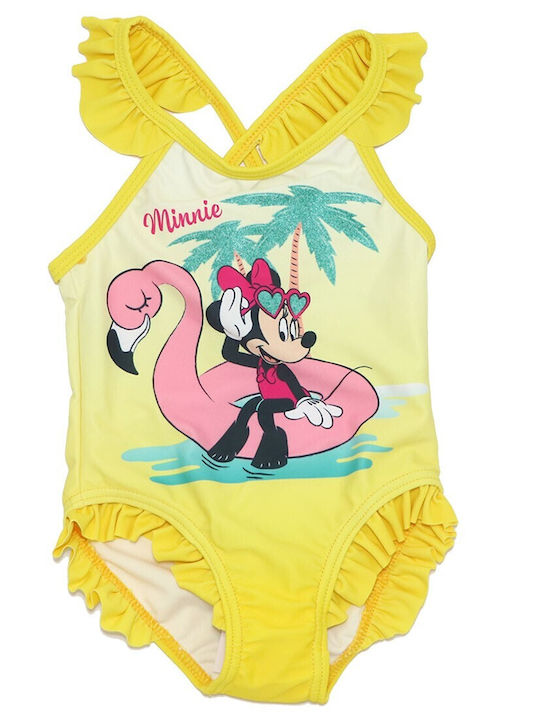 Disney Minnie Mouse Kinder Badeanzug Einteilig Gelb
