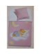 Manterol Casa Blanket Spanish Cot Velvet Pink 110x140cm