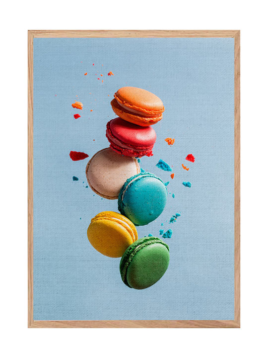 Walls Macarons Πίνακας σε Καμβά 20x30cm