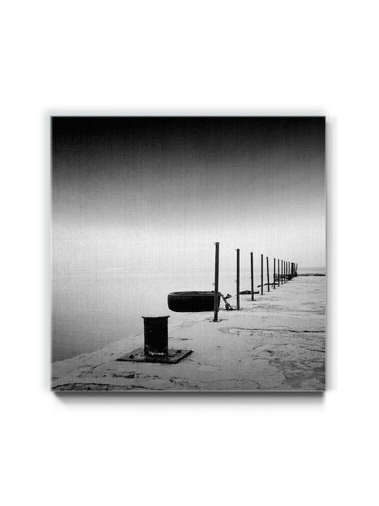 Walls Кей на морето Картина Платнен 60x60см