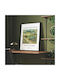 Walls Flowering Garden With Path Rahmen Kopie von Van Gogh Holz 20x30cm