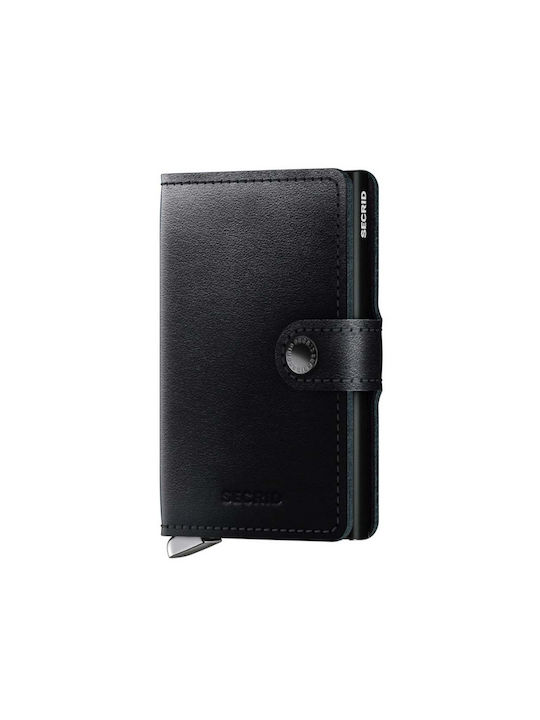 Secrid Men's Leather Card Wallet with RFID Black