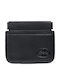 Small Leather Women's Wallet Coins Black