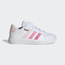 Adidas Kids Sneakers for Unisexs with Laces & Strap Clear Pink / Bliss Pink / Pink Fusion