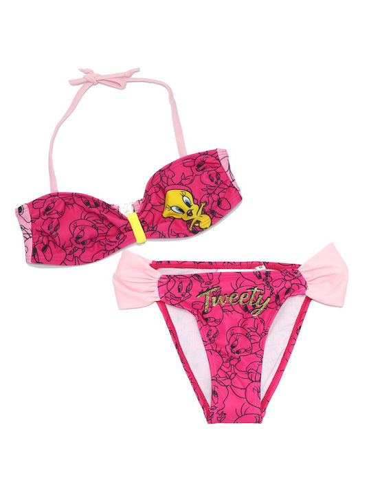 Warner Bros Kinder Badeanzug Bikini Fuchsie