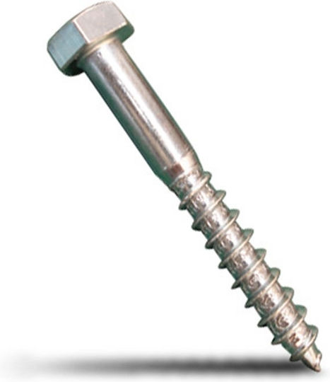A&D Trainer Schraube Sechskant Metallisch mit Durchmesser M10 und Länge 140mm 50Stück