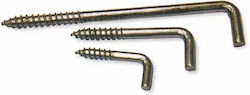 Elix Vierkant-Schraubhaken Verzinkt mit Durchmesser M5.5 und Länge 6.4mm
