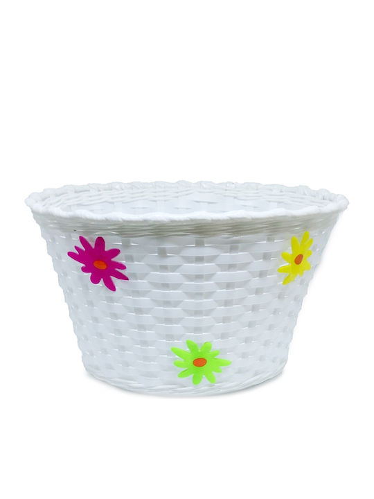 Δ0-000-595 Bicycle Basket White