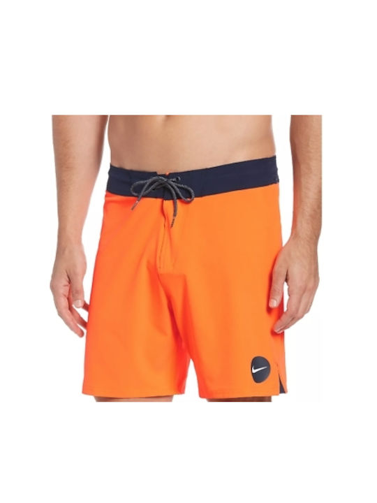Nike Costum de baie pentru bărbați Pantaloni scurți Portocaliu