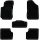 Autopataki Σετ Μπροστινά και Πίσω Πατάκια 5τμχ για Fiat Stilo 2001-2007 Μαύρα